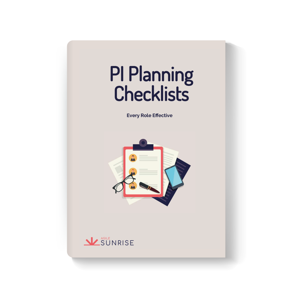 PI Planning Checklist book cover.